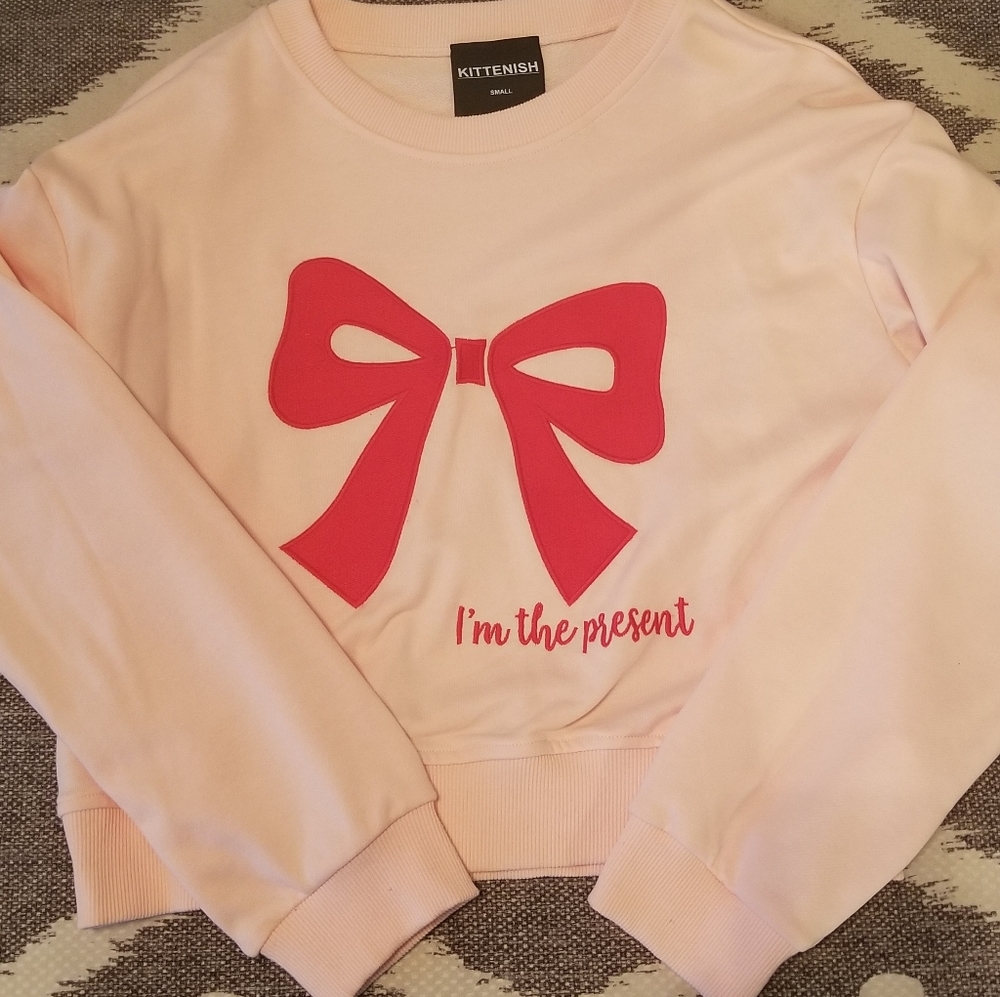 KITTENISH Crop Sweater. Women's Small.